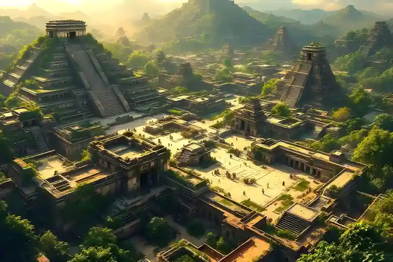 Ai Generated Maya, Mexico royalty-free stock illustration